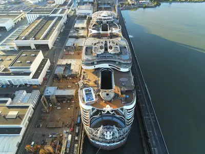 Wonder of the Seas under construction