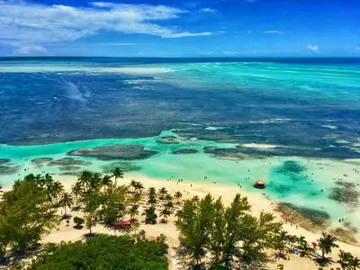 Perfect Day at CocoCay aerial of South Beach