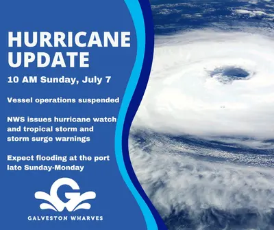 Port of Galveston Beryl update