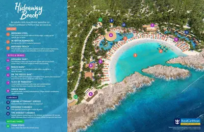 Hideaway Beach map