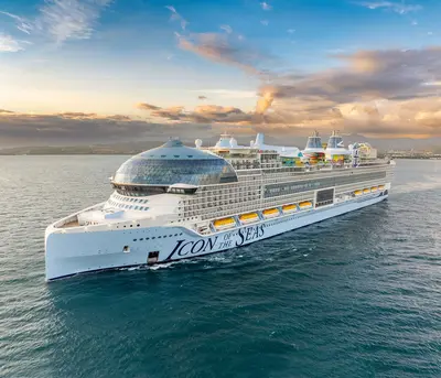 Icon of the Seas sailing in 2024