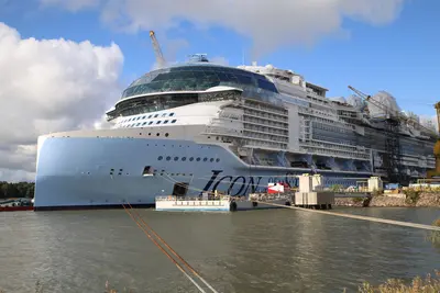 Icon of the Seas under construction