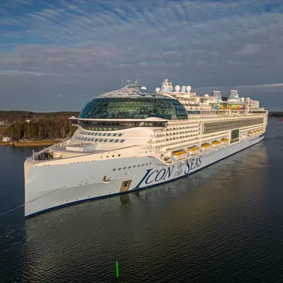 Icon of the Seas bow