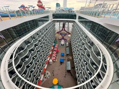 Top deck of Utopia of the Seas