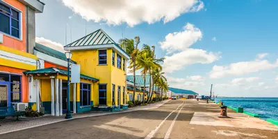 Buildings near Nassau port