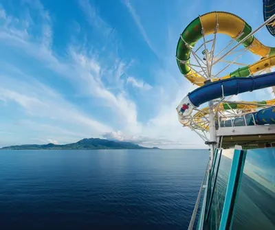 Water slides on Adventure of the Seas